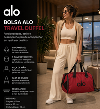 Carregar imagem no visualizador da galeria, Bolsa Alo Travel Duffel – Impermeável, Espaçosa e Versátil