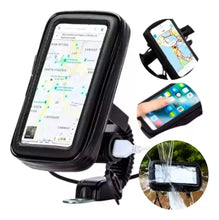 Carregar imagem no visualizador da galeria, Suporte Celular a prova D'agua para Motocicleta com Carregamento USB