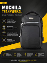 Carregar imagem no visualizador da galeria, Bolsa Transversal Impermeável Saida USB
