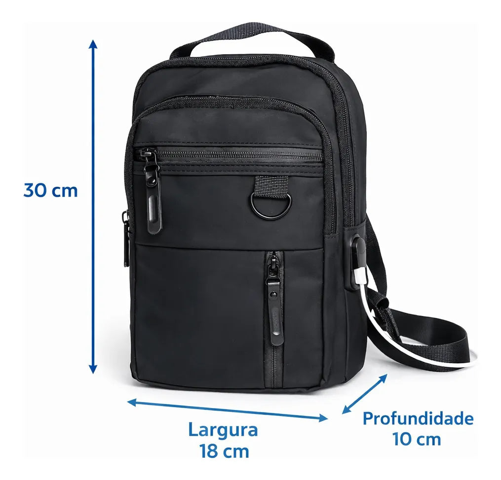 Mochila  Ombro Transversal Peito Impermeável